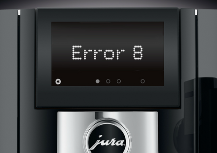 Erreur 8 sur une machine JURA : signification, causes et conseils de prévention