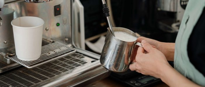 Fdit Buse à vapeur pour machine à café Buse Vapeur café Puissante