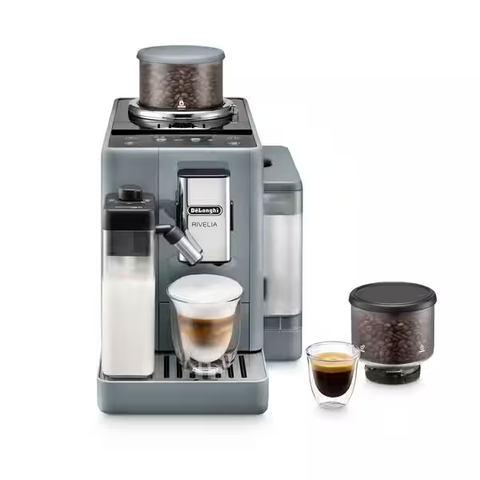 De'Longhi Rivelia Pebble Grey avec 39 € de café offert