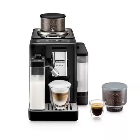 De'Longhi Rivelia - LatteCrema - Onyx Black met €43 gratis koffie