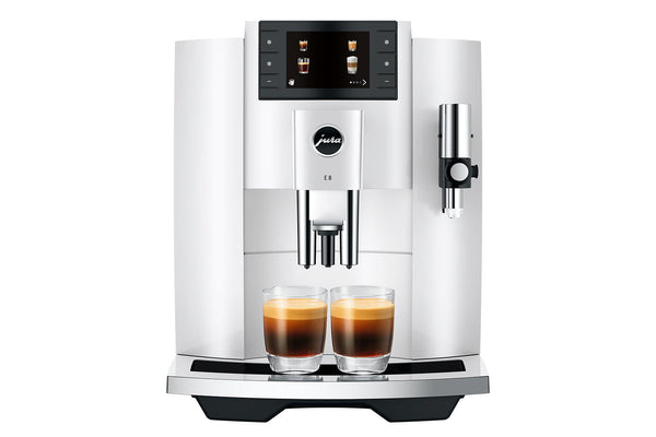 Machine à café automatique Jura E8 PianoWhite - Espresso - Filtre  remplaçable - Programmable - Cdiscount Electroménager