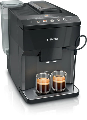 Siemens EQ.500 Classic - Piano Black- TP511R09 avec 49 € de café offert