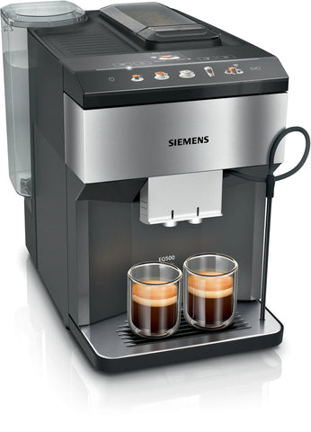 Siemens EQ.500 Classic Connect - Inox noir - TP516RX3 avec €54 de café offert