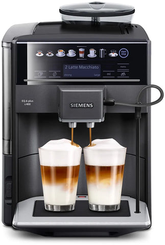 Siemens EQ.6 plus s400 - Black Sapphire Métallique - TE654319RW avec 54 € de café offert