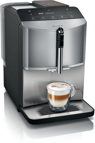 Siemens EQ.300 - Titane diamant métallisé, Acier inoxydable - TF305E04 avec 33 € de café offert
