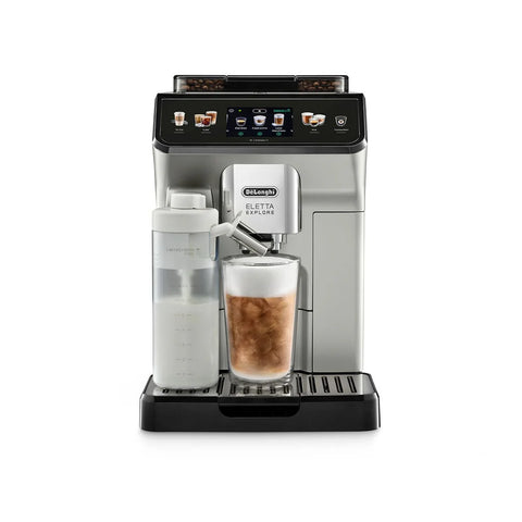 De'Longhi Eletta Explore - LatteCrema - Zilver met €43 gratis koffie