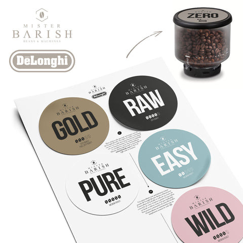 🎁 Stickervel voor koffiebonencontainers De'Longhi Rivelia (100% off)