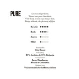 Mister Barish koffiebonen PURE info