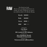 Mister Barish koffiebonen RAW info