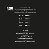 koffiebonen RAW Mister Barish smaak