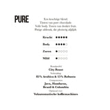 koffiebonen PURE Mister Barish smaak