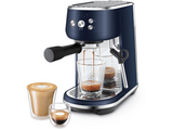 Sage Bambino Damson Blue espresso machine koffiedranken